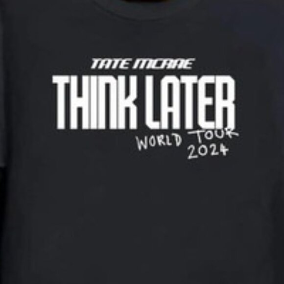 Tate McRae Think Later 2024 World Tour T-Shirt Concert Music Fan Gift 2 Sided 79 - Picture 2 of 7